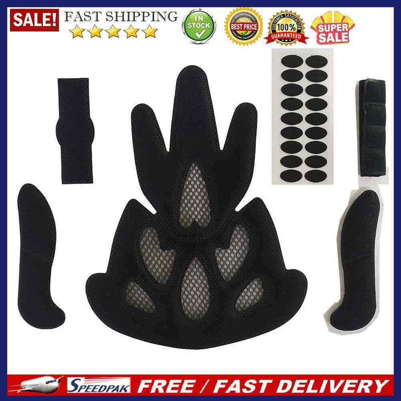 Helmet Inner Foam Pads Kits Sealed Lining Sponge for Electric Motorcycle Bi