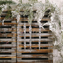 12x Clear Glass Icicle Crystal Ice Ornaments Christmas Tree Decoration FAST SHI#