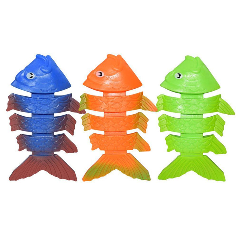 3pcs Underwater Training Children Pool Throwing Diving Game Toys (Dolphin)