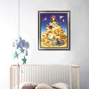 5D Kit DIY Christmas Tree Beach Full Round Diamond Painting Mosaic Picture
