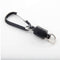 Magnetic Buckle Portable Carabiner Lure Magnet Hanging Clasp Holder (Black)