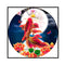 Partial Embroidery Printed DIY 3 Strands Stamped Cross Stitch 11CT Koi Moon Kit