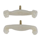 2pcs Violin 3/4 and 4/4 Size Violin Adjustable Shoulder Rest Rubber Feet Mu