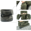 3pcs Autumn Winter Warm Fleece Hat Scarf Men Women Outdoor Beanies Gloves C