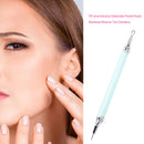 Detachable Double-Head Blackhead Acne Remover Needle Stainless Steel (Blue)