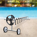 8pcs Universal Pool Solar Cover Reel Strap Swimming Solar Reel Tube Accesso