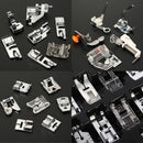 32 PCS Domestic Sewing Machine Foot Feet For Brother Singer Set Newly