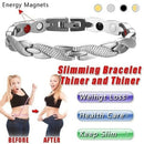 Twisted Dragon Magnetic Therapy Couple Bracelet Detachable Bangles (Sliver)