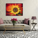 Painting By Numbers Kit DIY Vortex Sunflower Canvas Oil Art Picture Craft