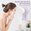 Silicone Face Cleanser Brush Washing Double-Side Massage Portable Skin Care Tool