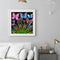 Diamond Painting Partial Special Drill Flower Glasses Picture of Rhinestone