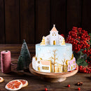 Diy Cake Fondant Mold Cupcake Decor Silicone Soap Mold Christmas Tree Castl