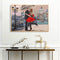 Couple Kissing Partial Oil Paint By Numbers DIY Handpainted on Canvas Arts