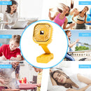 #A Mute Hanging Neck Fans 2 Speed Handheld Fan Desktop Fan for Outdoor Sport Tra