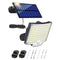 LED Solar Light PIR Motion Sensor 3 Modes Outdoor Street Wall Lamp (106LED)