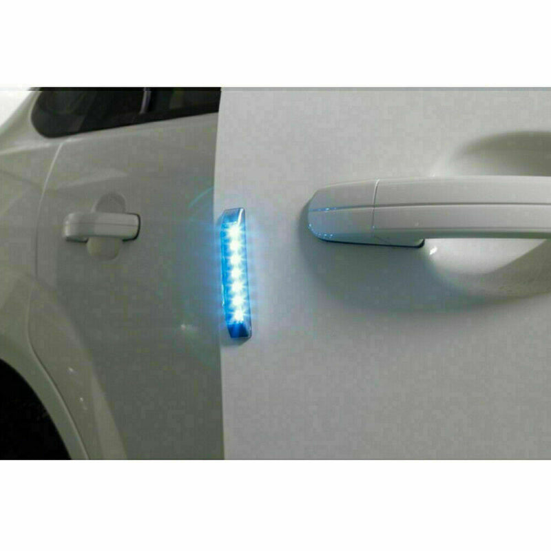 Solar Car Door Edge Guard Anti-collision Anti-static LEDs Strobe Warning Lights