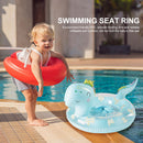 #A Children Swimming Rings Seat Cute Inflatable Kids Safety Water Toys Float C