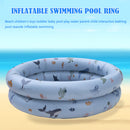Children Bathing Tub Inflatable Swimming Pool Baby Kids Beach Toys (Ocean) Newly