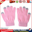 Women Men Touch Screen Soft Cotton Winter Gloves Warmer Smartphone Pink Newly