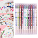 Color Changing Fluorescent Marker Drawing Tools Paint Pen Highlighter Pen Set