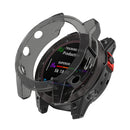 Watch Protective Frame Shell Case for Garmin Fenix 7 (Transparent Black) Newly
