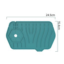 #A Silicone Drain Pad Double-sided Faucet Splash Catcher Bathroom Kitchen Gadget