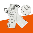 Wire/Metal Sheet Thickness Gauge Welding Gage Plated tool size Z8E9 P3L1