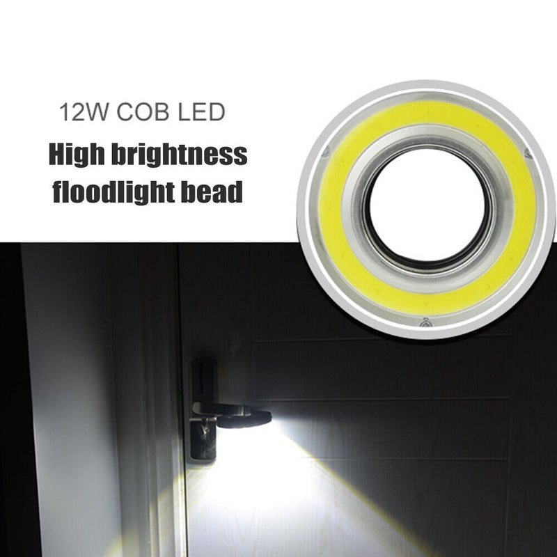 COB LED Camping Lantern Tents Lamp Mini Portable Fishing Light Battery Powe