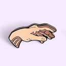 Cartoon Hand Enamel Lapel Badges Causal Brooches Pin for Women Men (XZ2626)