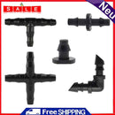 250pcs Watering Fittings Kit Irrigation Barbed Connector with Elbow Tee Coupling