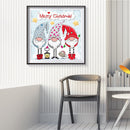 11CT 3 Beach Full Embroidery Goblin Cotton Print Cross Stitch Home Decoration