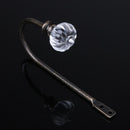 2pcs Curtain Hanger Hook Wall Buckle Handle for Closet Drawer (Bronze)