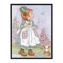 Full Embroidery DIY Canvas Stamped 11CT Cross Stitch Blowing Bubbles Craft Kit