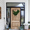 Christmas Rooster Chicken Wreath Green Rooster Wreath for Front Door Wreath DIY