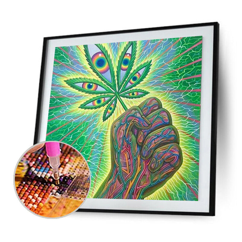5D DIY Full Drill Diamond Painting Leaf Embroidery Mosaic Kits Home Wall Art