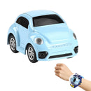 4 Channels 1/58 5km/h 2.4GHz Racing Car Wrist Watch Controlled RC Small Vehicle