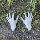 2Pcs Artificial Plastic Hands Halloween Haunted House Decoration Utility~