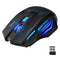 ZELOTES F-14 7 Keys 2.4G Wireless 2400DPI Adjustable USB Receiver Optical Mouse
