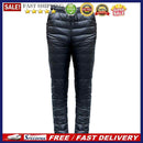 Outdoor Windproof Drawstring Down Pants Skiing Thickened Climbing Warm Trousers