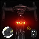 Bike Tail Light Bicycle Turn Signal Bright Rear Lamp Safety Indicator