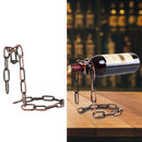 Hanging Suspension Chain Magical Wine Rack European Wine Glass Shelf (B) Newly