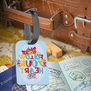DIY Special Shaped Diamond Painting Letter Flower Embroidery Leather Luggage