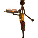 Creative Retro Metal Candle Holder Home Romantic Candlestick Ornaments (D) Newly