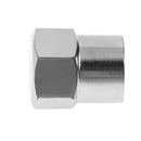 100Pcs/Set Chrome Plated Plastic Tire Valve Stem Wheel Caps for Schrader Ve