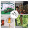 Metal Hanging Flower Plant Pot Basket Wall-Mounted Support Basket Tools (C)