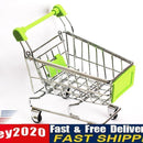 Mini Supermarket Handcart Green Shopping Utility Cart Mode Green Storage Newly