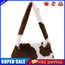 Animal Pattern Underarm Bag Women Mini Plush Shoulder Handbags Purse (11)
