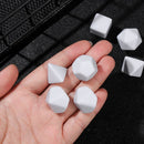 Board Playing Game Blank Dice Game Accessory Dices Set Gaming Drinking Dice