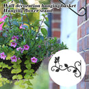 Plant Flower Pot Storage Basket Hook Iron Holder Home Romantic Decorati