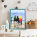 Old Ladies 40x50cm Oil Paint By Numbers Picture DIY Painting SXD216010
